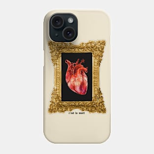 C'est La Mort Framed Heart Phone Case