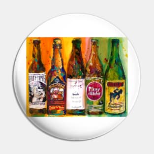 Fancy Beers Combo Man Cave Pin