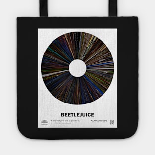 minimal_Beetle Juice Warp Barcode Movie Tote