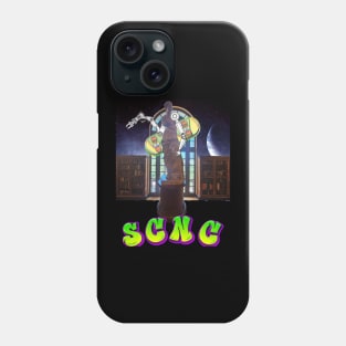 Spacecity Skater Phone Case