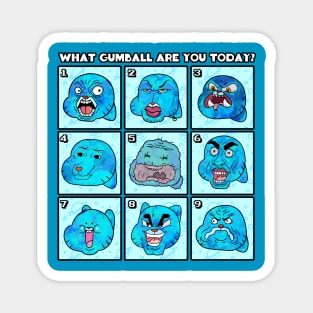 The Many Moods of Gumball Magnet