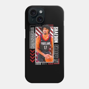 Shaedon Sharpe Paper Poster Version 10 Phone Case