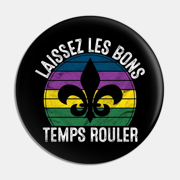 Laissez Les Bons Temps Rouler Gift Mardi Gras Masquerade Pin by rhondamoller87