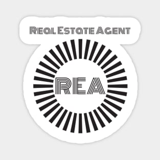 Real Estate Agent Circle Magnet