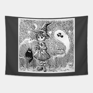 Little Witch Tapestry