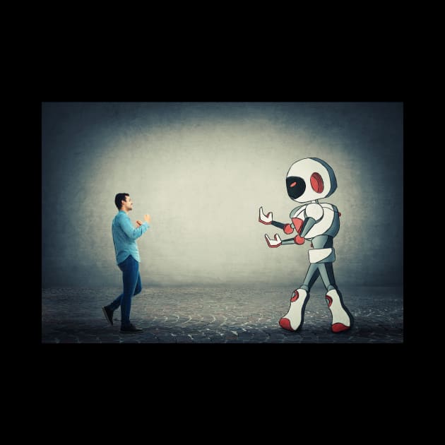 human vs robot by 1STunningArt