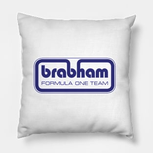 Brabham Formula One Team logo 1973/4 - brabham blue print Pillow