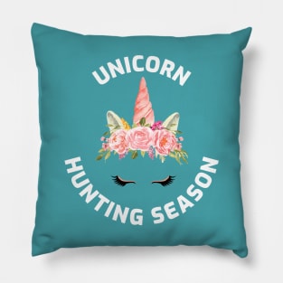 unicorn hunting season Pillow