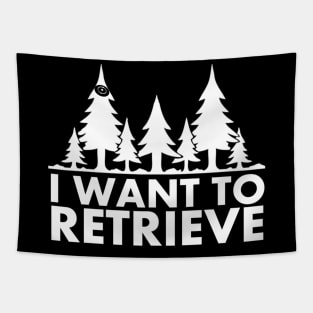 I Want to Retrieve X-Files and Disc Golf Frisbee Parody Tapestry