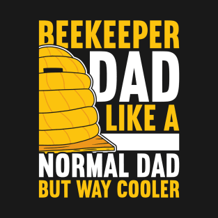 Beekeeper Dad Beekeeping Honeybee Bee Keeper T-Shirt