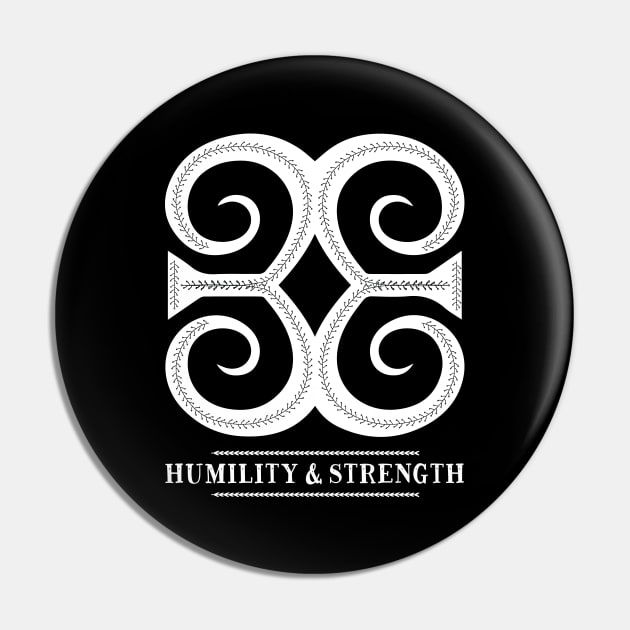 Africa Sankofa Adinkra Symbol "Humility & Strength" White Colour. Pin by Vanglorious Joy