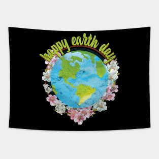 Earth Day Save the Earth Tapestry