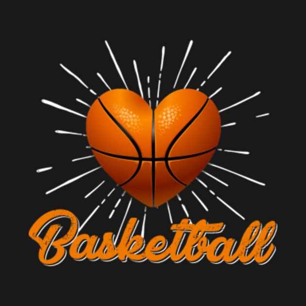 I Love Basketball, Girl Basketball Player Heart Funny Basketball T