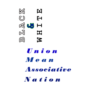 Human black and white Union Nation T-Shirt