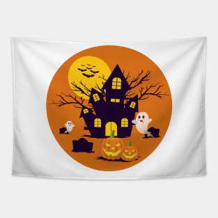 Happy Halloween Tapestry