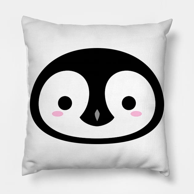 Cute Baby Penguin Pillow by alien3287