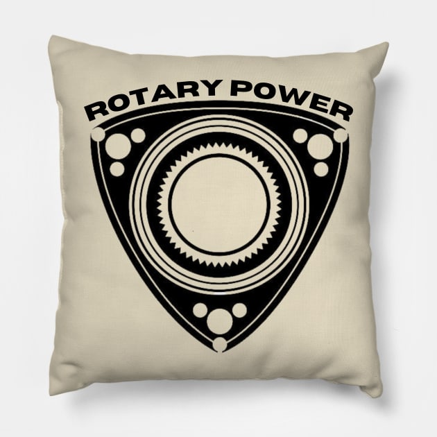 Rotary Power RX7 Pillow by MOTOSHIFT