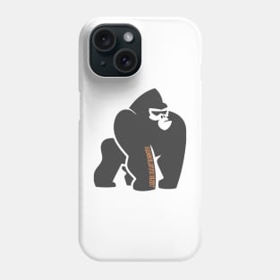 Absolute Unit Gorilla Black Phone Case