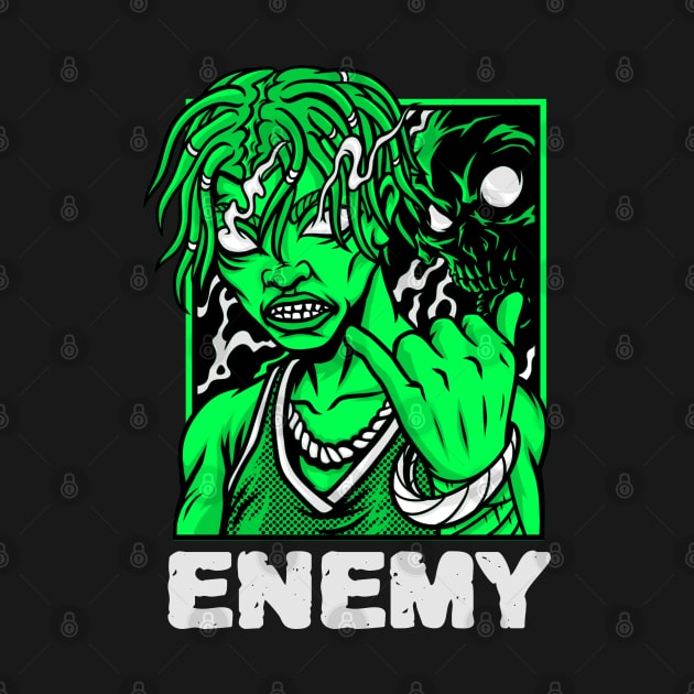 Enemy alien design by Wolf Clothing Co