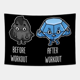 Work out to Be Strong - For Gym Tapestry