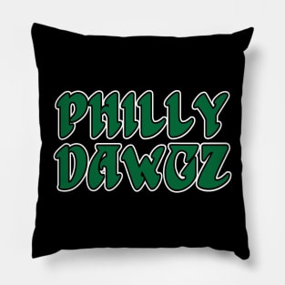 Philly Dawgz, Philadelphia Football Design Pillow