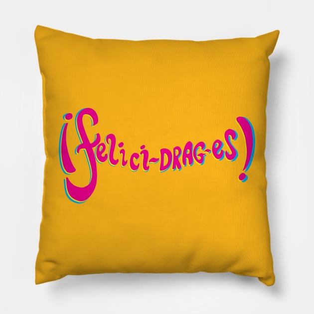 Felicidrages in Pink Pillow by gabby_rose