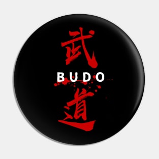 BUDO (kanji Symbol) calligraphy Pin