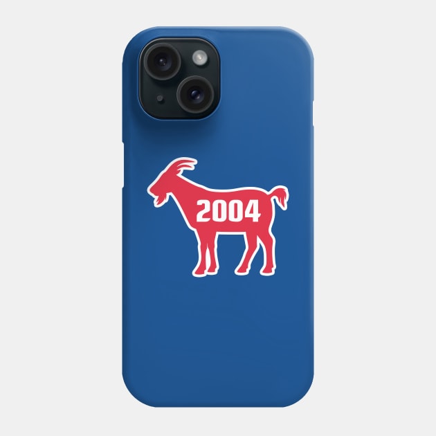 DET GOAT - 2004 - Blue Phone Case by KFig21