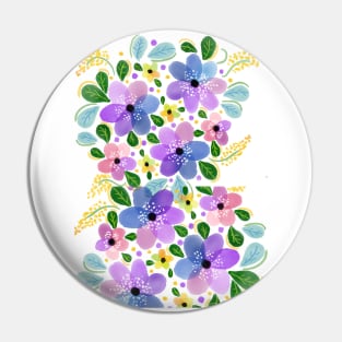 purple flowers Pin