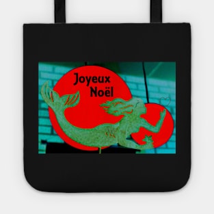 Christmas Mermaid - French Tote