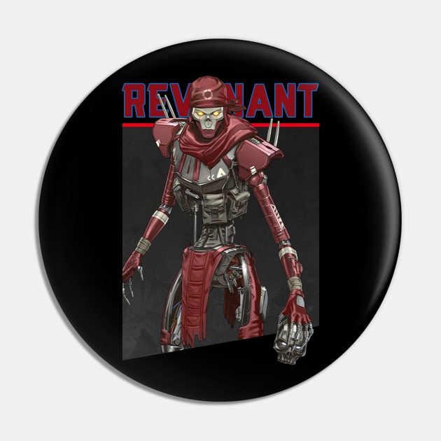 revenant Pin by mgalodesign