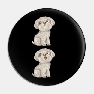 Toy Poodle Puppy Pin