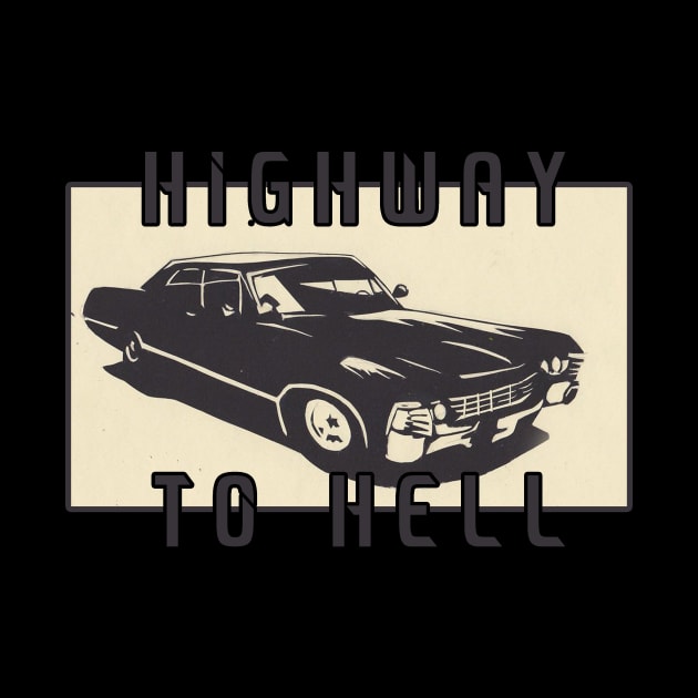 Highway to hell (Supernatural fan art) by NEFT PROJECT