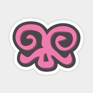 Mystical pink emblem symbol Magnet