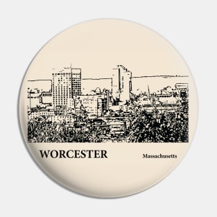 Worcester - Massachusetts Pin