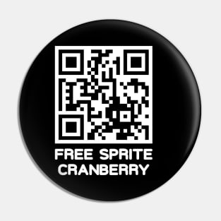 Free Sprite Cranberry QR Code Pin