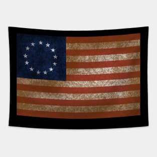 Patriotic Betsy Ross American 1776 Flag Tapestry