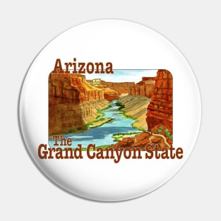 Arizona, The Grand Canyon State Pin