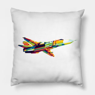 SU-24 Fencer in WPAP Pillow