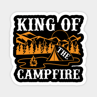 King Of The Campfire T Shirt For Women Men Magnet