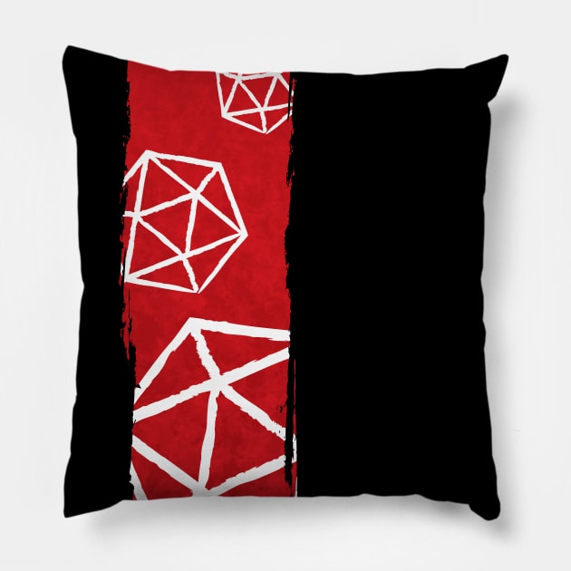 Dragon Breath D20 DnD Dice Pillow by DnlDesigns