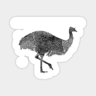Emu Finger-print Magnet