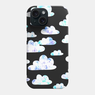 Clouds - bluish Phone Case