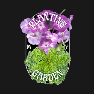 Planting my Garden for keen gardeners modern photo Design T-Shirt