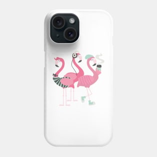 Cool flamingos Phone Case