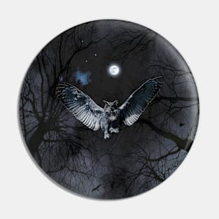 Night Owl Pin