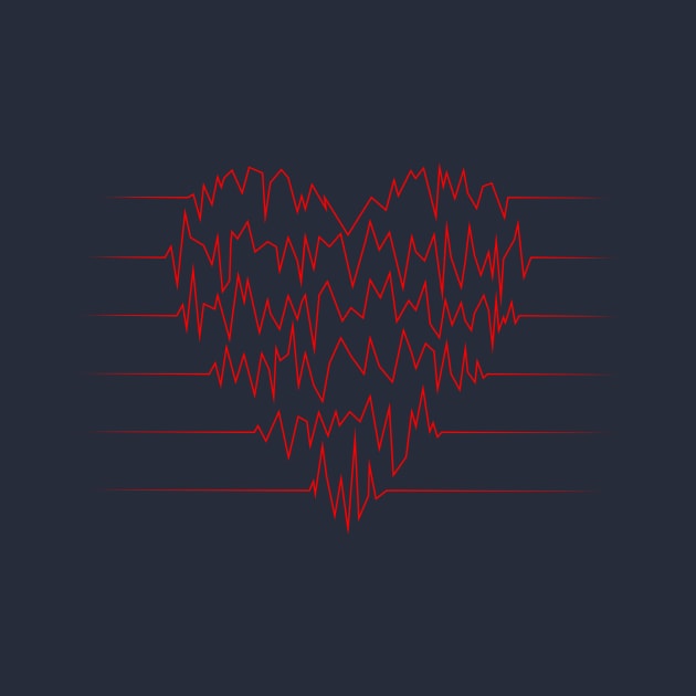 Heart Beat - Red by lldesigns