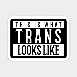 This is what Trans Looks Like, Transgender Shirt Magnet