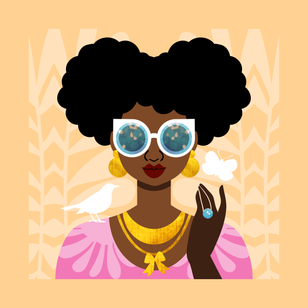 Afro Puffs by tabithabianca