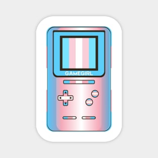 Trans Gamegirl Flag Gaymer Magnet